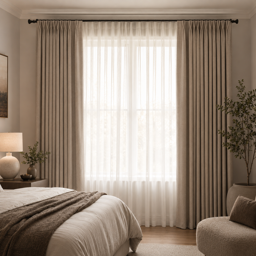 Velmorasa™ DayToNight Double Layer Curtain Set