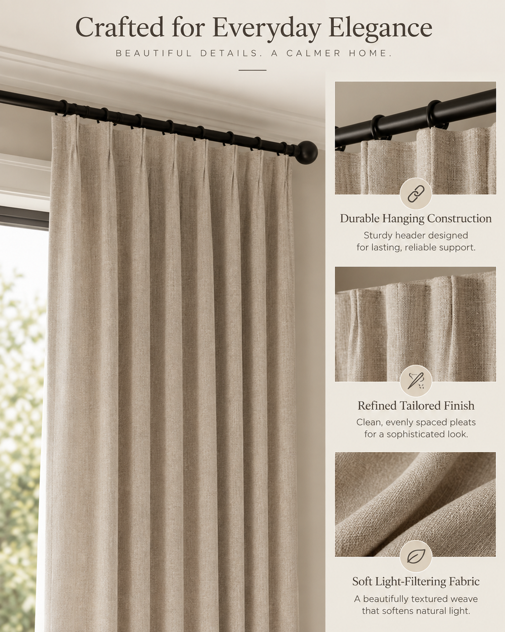 Velmorasa™ WideVista Patio Door Curtains