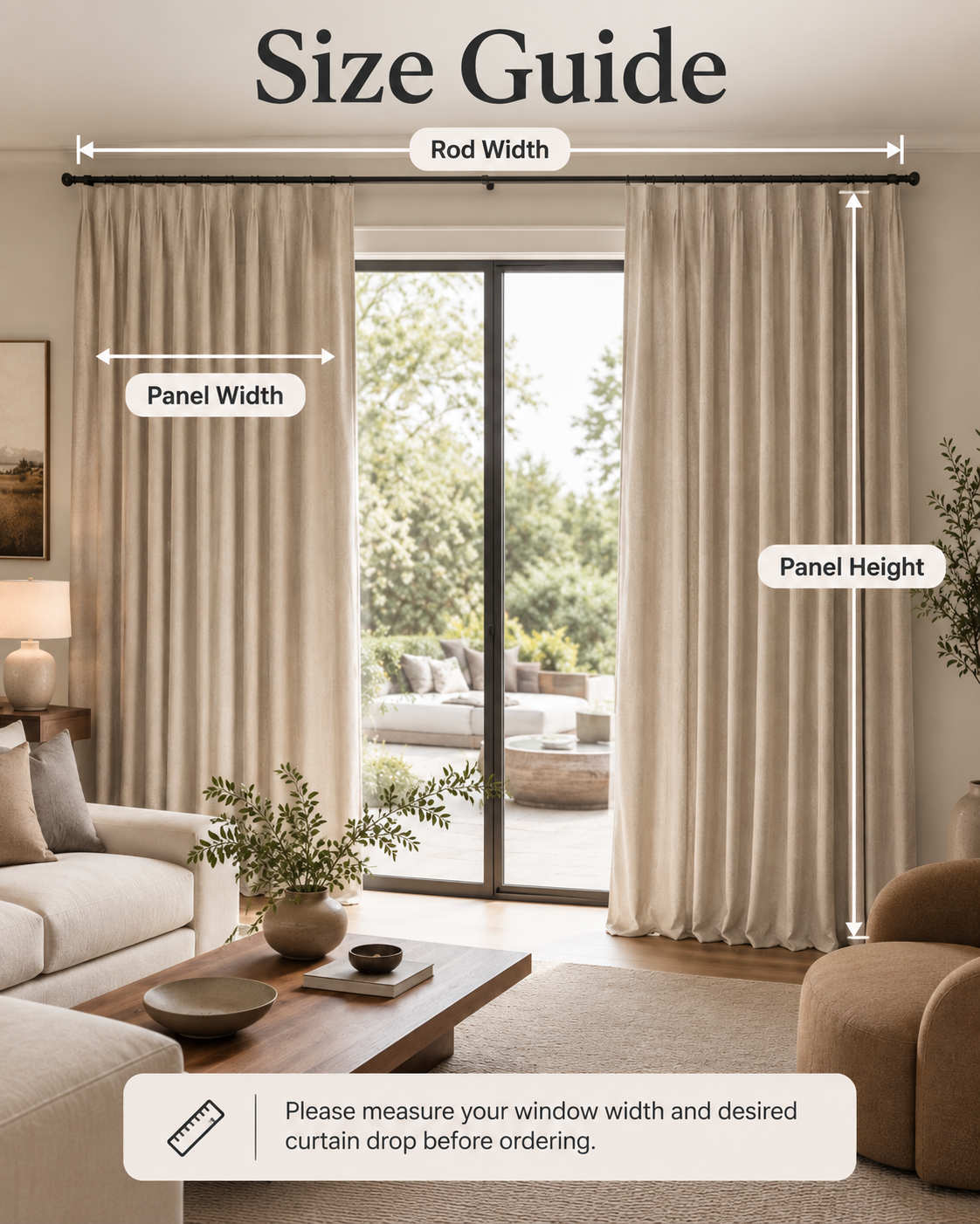 Velmorasa™ WideVista Patio Door Curtains