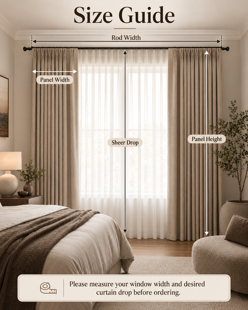 Velmorasa™ DayToNight Double Layer Curtain Set
