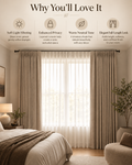Velmorasa™ DayToNight Double Layer Curtain Set