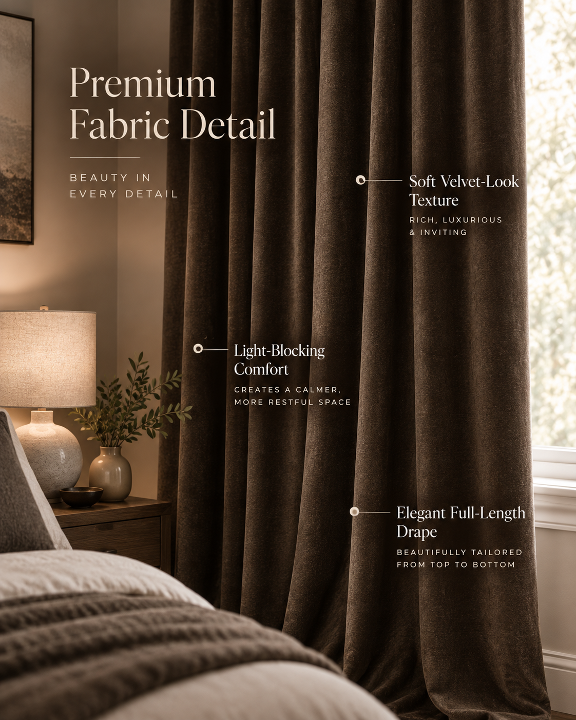 Velmorasa™ VelvetAura Luxury Drapes