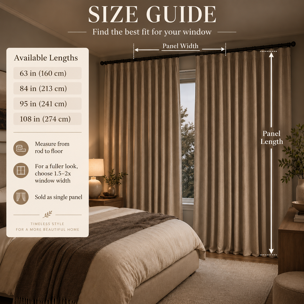 Velmorasa™ QuietNest Bedroom Curtains