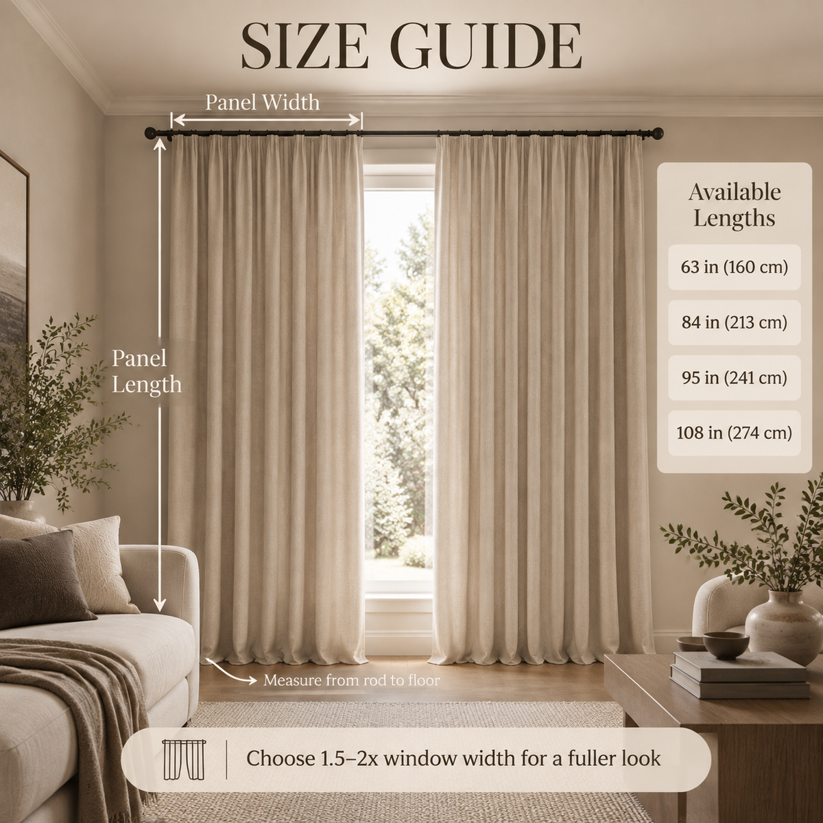 Velmorasa™ ThermaSoft Insulated Drapes