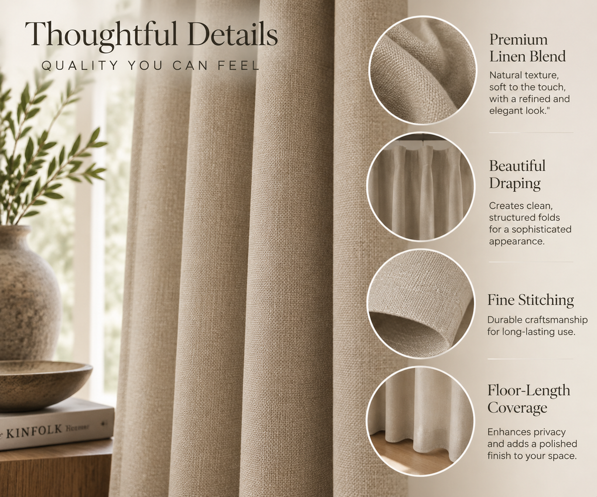 Velmorasa™ ThermaSoft Insulated Drapes