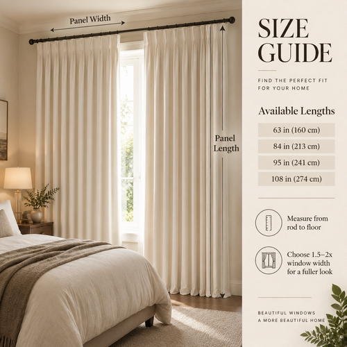 Velmorasa™ GrandPleat Pinch Pleat Curtains