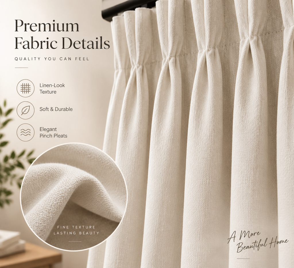 Velmorasa™ GrandPleat Pinch Pleat Curtains