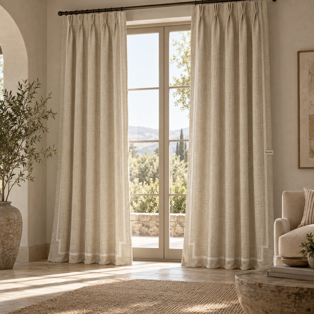 Velmorasa™ StepLume Tailored Linen Curtains