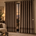 Velmorasa™ HaloWelt Cocoa Velvet Drapes