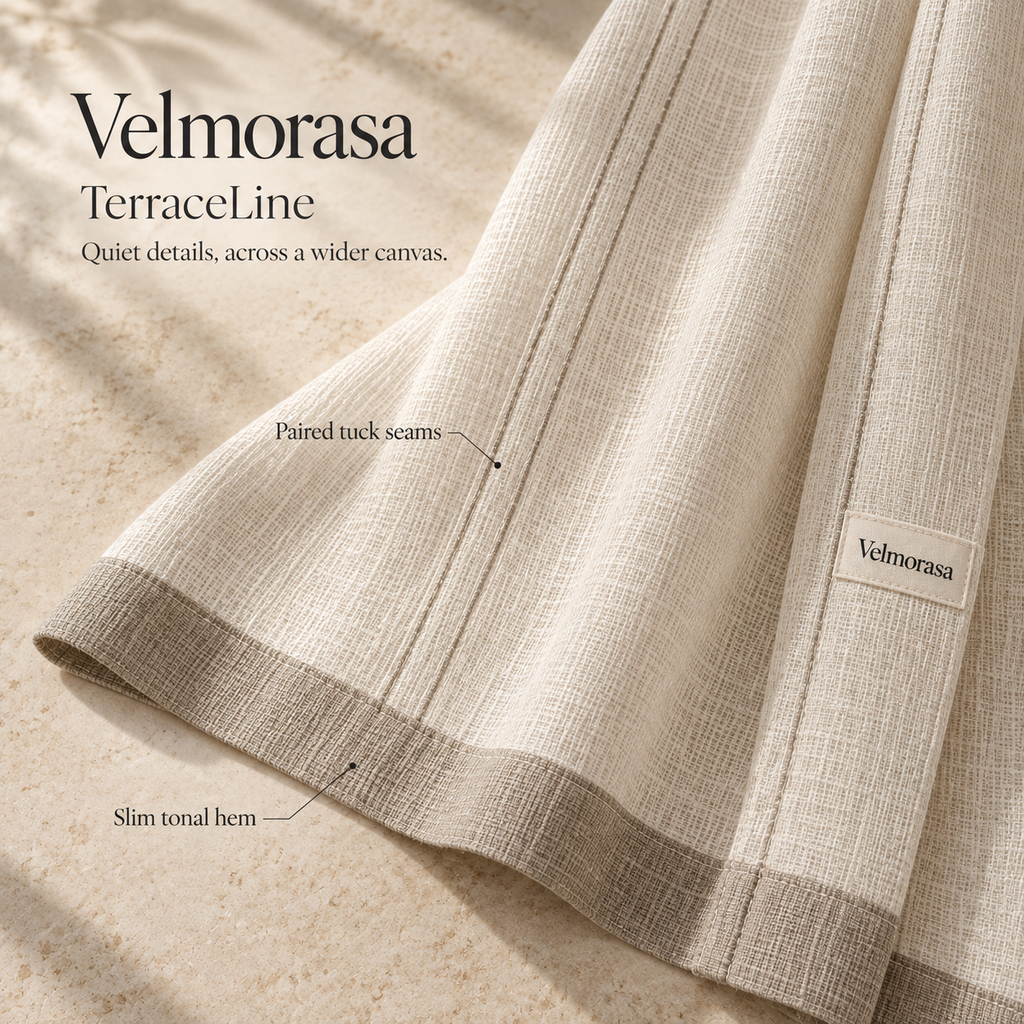 Velmorasa™ TerraceLine Wide Patio Curtains